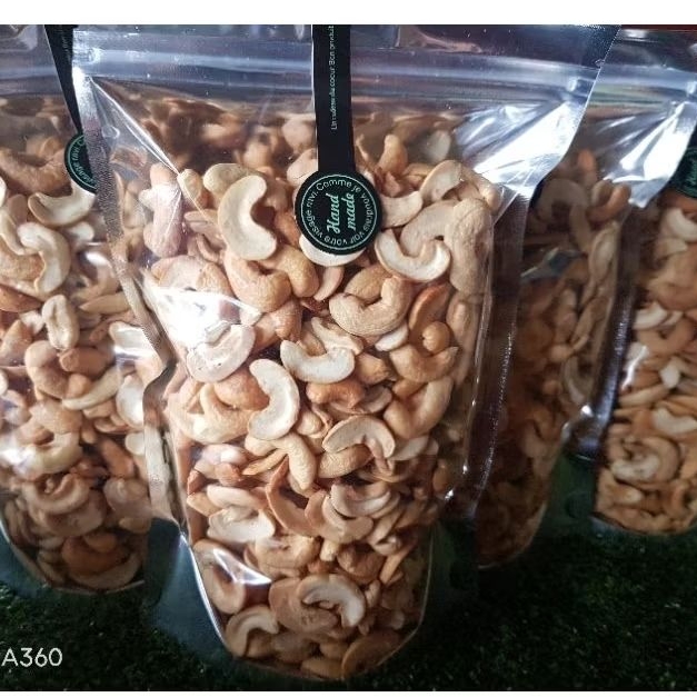 เม็ดมะม่วงหิมพานต์ ซีก อบ500g แกะใหม่