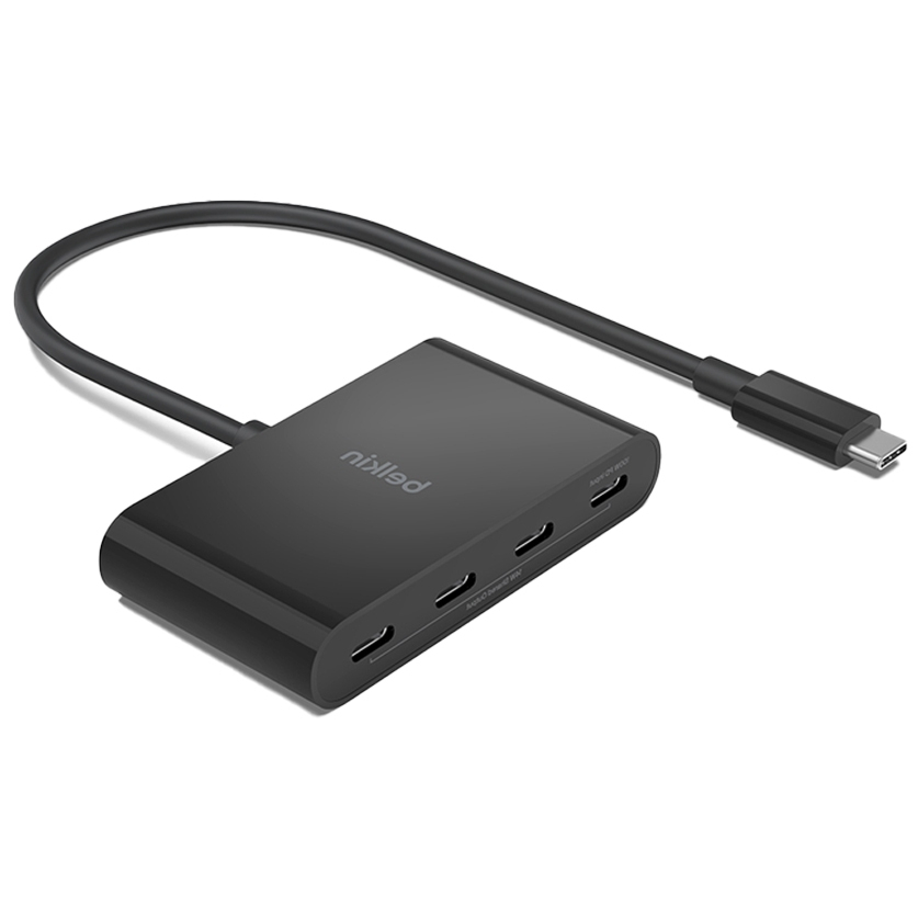 BELKIN CONNECT 4-PORT USB-C HUB (AVC018btBK) BLACK