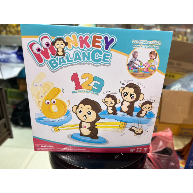 ของเล่นฝีกสมองตาชั่งสอนนับเลขพร้อมการ์ด