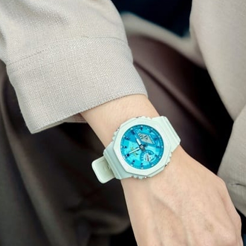 G-Shock นาฬิกาข้อมือผู้ชาย สายเรซิ่น รุ่น GA-2100,GA-2100AS,GA-2100AS-2A,GA-2100AS-5A