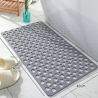 【พร้อมส่ง】แผ่นกันลื่นในห้องน้ำ แผ่นยางกันลื่น แผ่นกันลื่นห้องน้ํา ยาว75cm กว้าง40cm หนา5mm วัสดุ PVC กันความชื้น