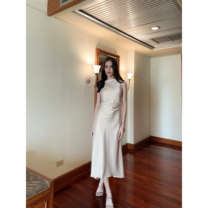 เดรส จาก tc-store.bkk สี champagne ไซต์ L