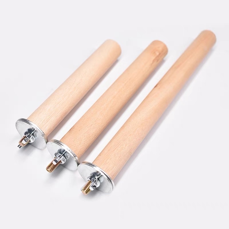 A-24 คอนไม้ คอนนก คอนติดกรง คอนนกแก้ว หนา1.5ซม คอนลับเล็บนกแก้ว คอนลับเล็บนก