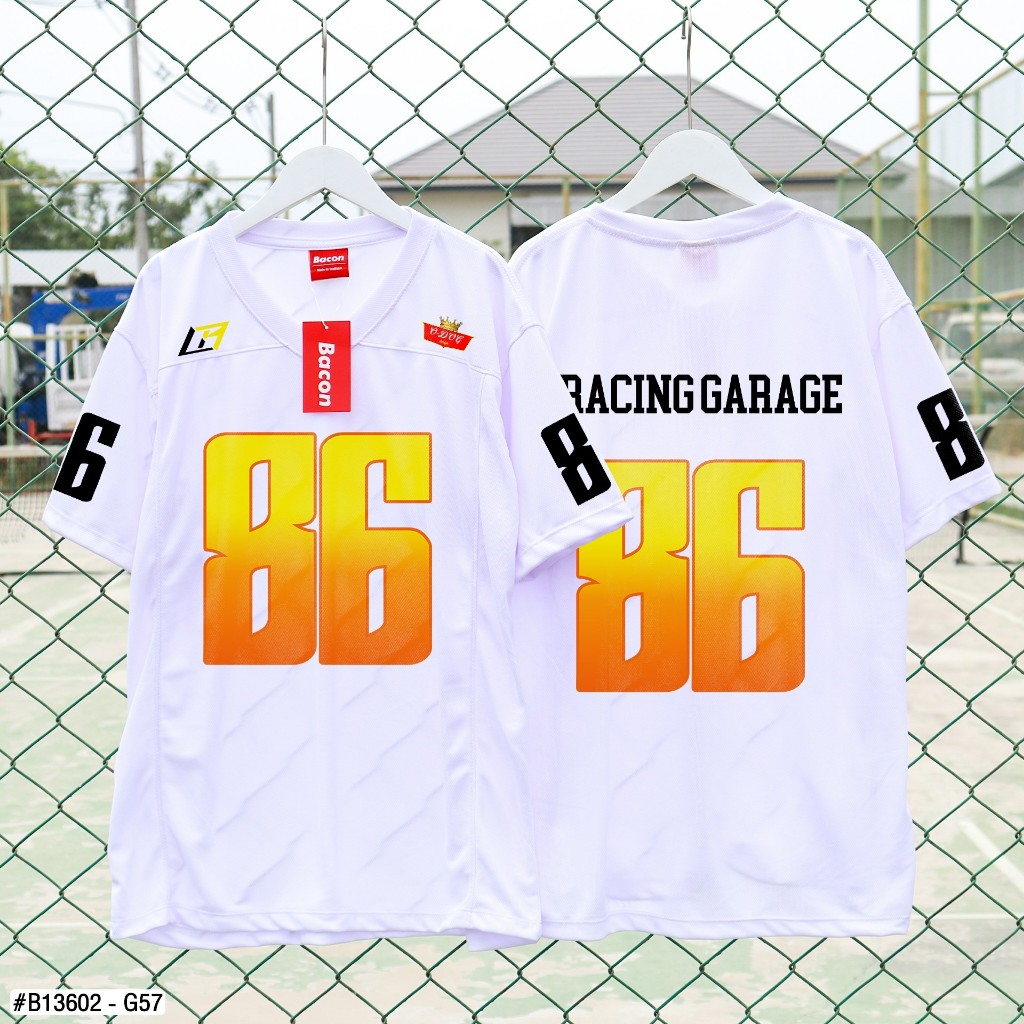 เสื้อแฟชั่น เสื้อกีฬา Bacon 86 ใส่ได้ทั้ง ชาย และ หญิง