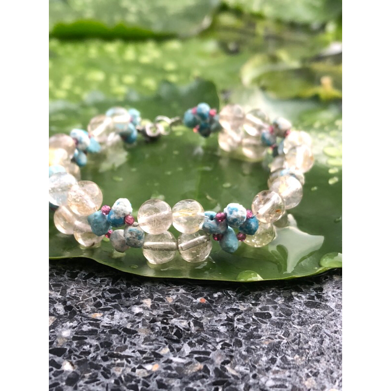 Natural Stone citrine handmade bracelet So beautiful design different design.