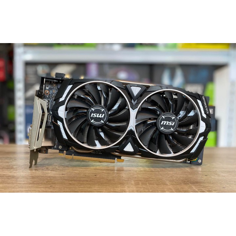 การ์ดขุด MSI P104-100 8GB  ไม่มีพอร์ทต่อจอ สินค้ามือสอง