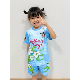 เสื้อวันแม่ชุดเด็กใส่วันแม่ ผ้านิ่มใส่สบาย