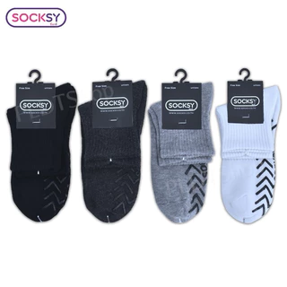 Socksy ถุงเท้ากันลื่น ใส่ทำงาน ออกกำลังกาย ข้อสั้น ข้อกลาง ข้อยาว ผ้าดี เนื้อนุ่ม มั่นใจ ของแท้100% รับจากโรงงาน