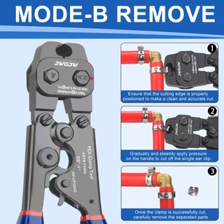 คีมหนีบ-ตัดแคลมป์หูสแตนเลส 304 JWGJW PEX Clamp สินค้าอยู่ไทยพร้อมส่ง