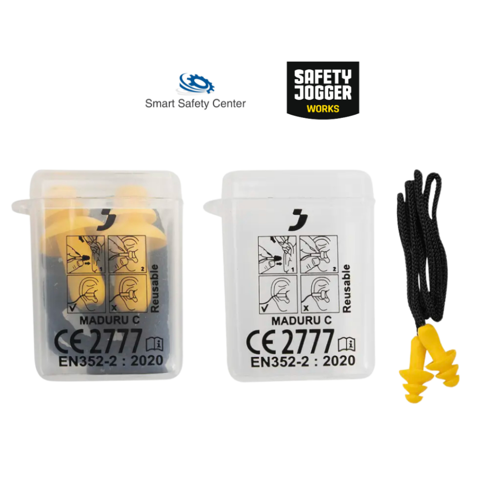 [ลิขสิทธิ์แท้] Earplug ที่อุดหูลดเสียง Safety Jogger รุ่น MADURU CORDED