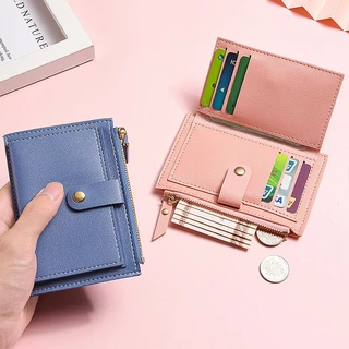 กระเป๋าใส่บัตร กระเป๋าสตางค์หนังนิ่มสำหรับผู้หญิง กระเป๋าใส่เงิน กระเป๋าใส่ของสำหรับเด็กผู้หญิง กระเป๋าใส่บัตรเครดิต กระ