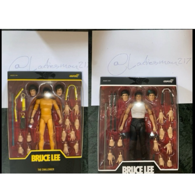 Super7 Bruce Lee ULTIMATES! The Challenger and The Warrior Action Figure