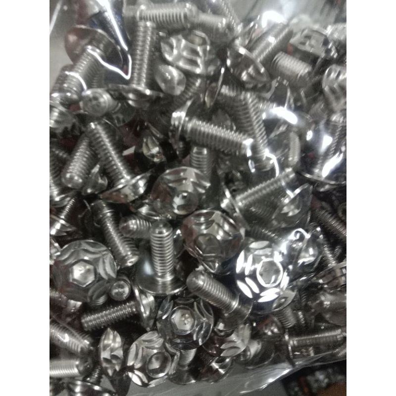 น๊อตยึดชิวด้านใน X maxปี23 /24/25 +เมีย เลือกแบบในตัวเลือก(ชุด 12ชิ้น) - รูปที่ 2