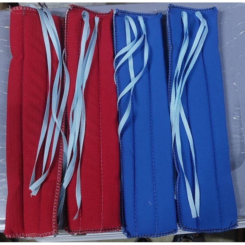 นวมไก่ชน พันเเข้ง12นิ้ว คละสี 1ชุด 2คู่ 4ชิ้น