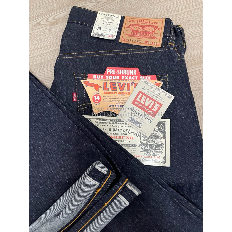 LVCbigE 551ZXX (1962) Made in USA size36/36 button 555