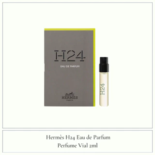 Hermes Perfume Vial 2ml, Terre d'Hermes, H24, Barenia, Twilly d'Hermes, L'ambre des Merveilles