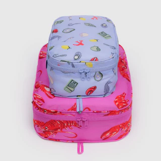 (พร้อมส่ง) BAGGU Packing Cube Set เซ็ทกระเป๋าจัดระเบียบใส่ของอเนกประสงค์ เหมาะสำหรับเดินทาง น้ำหนักเบา พกพาง่าย