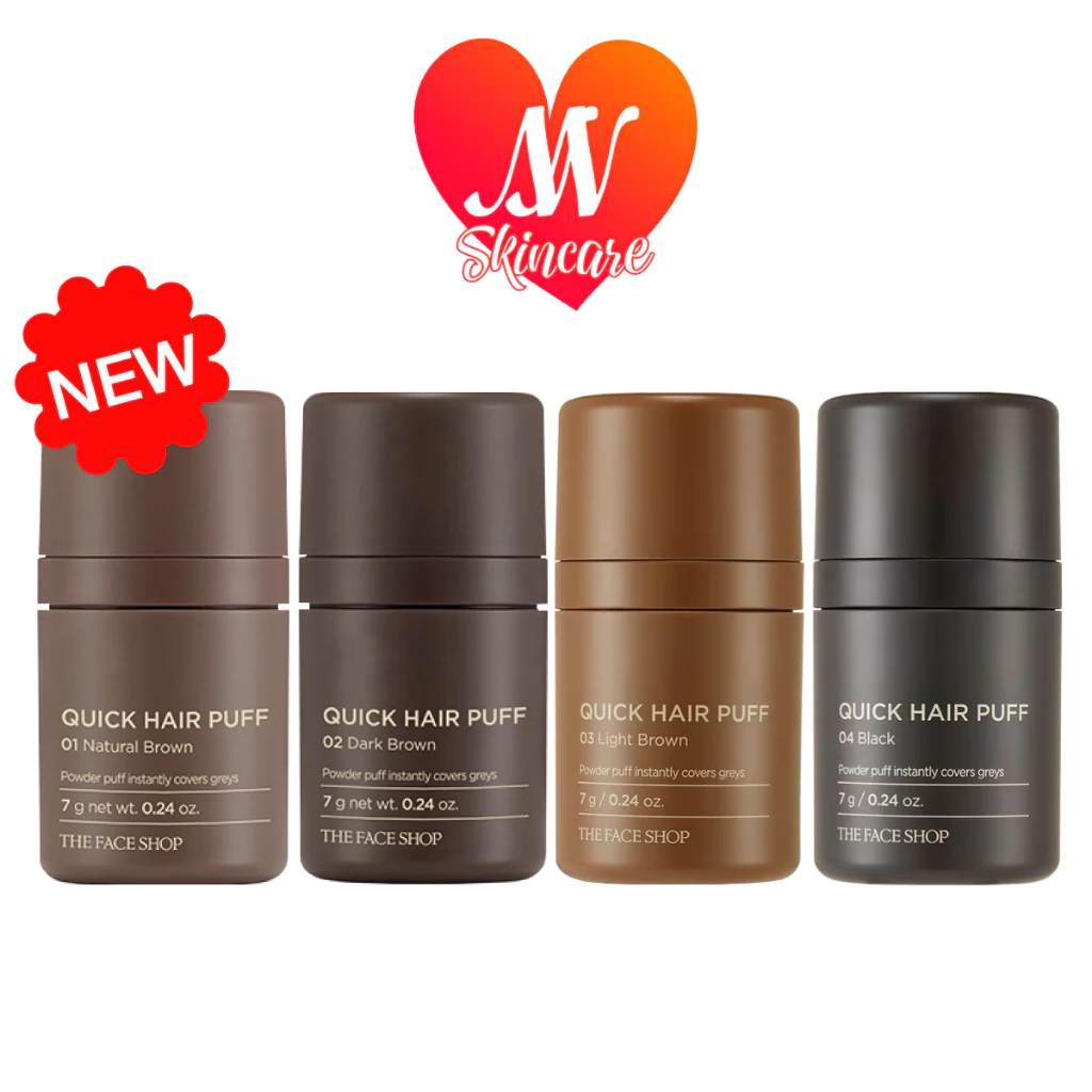 แท้✔ The Face Shop Quick Hair Puff 7g คุชชั่นปิดเหม่ง แป้งปิดเหม่ง ผมดูหนา เนียน #VV