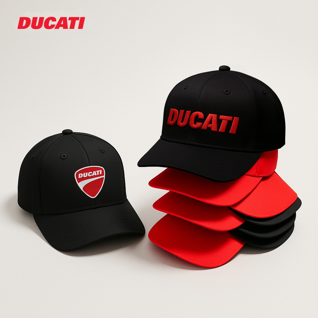 DUCATI CAP หมวกดูคาติ DCT50 001LG สีดำ Official licensed Product