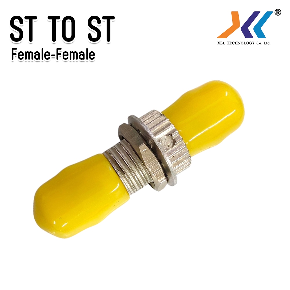 XLL ตัวต่อหัวไฟเบอร์ออฟติก  ST-ST (UPC)  SM จำนวน 1 ตัว - รูปที่ 3