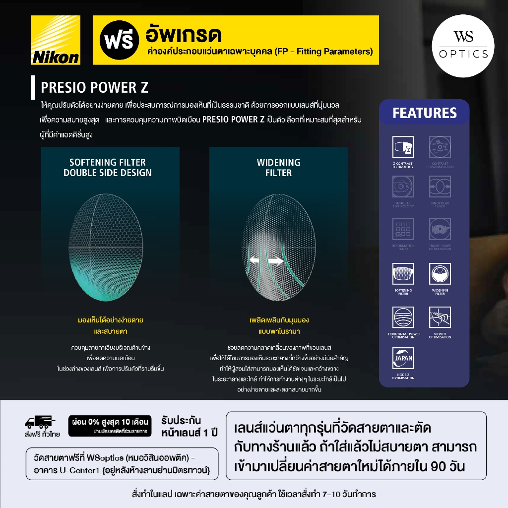 [RX Lens] Nikon Progressive - Presio Power Z (Standard)