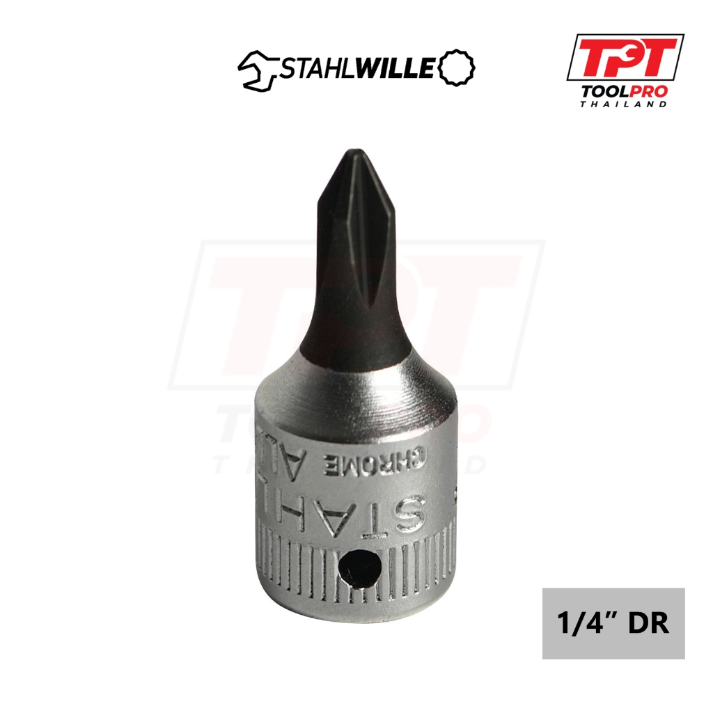 Stahlwille ลูกบล็อก ปากแฉก 1/4" Phillips Screwdriver Socket, รุ่น 44PH