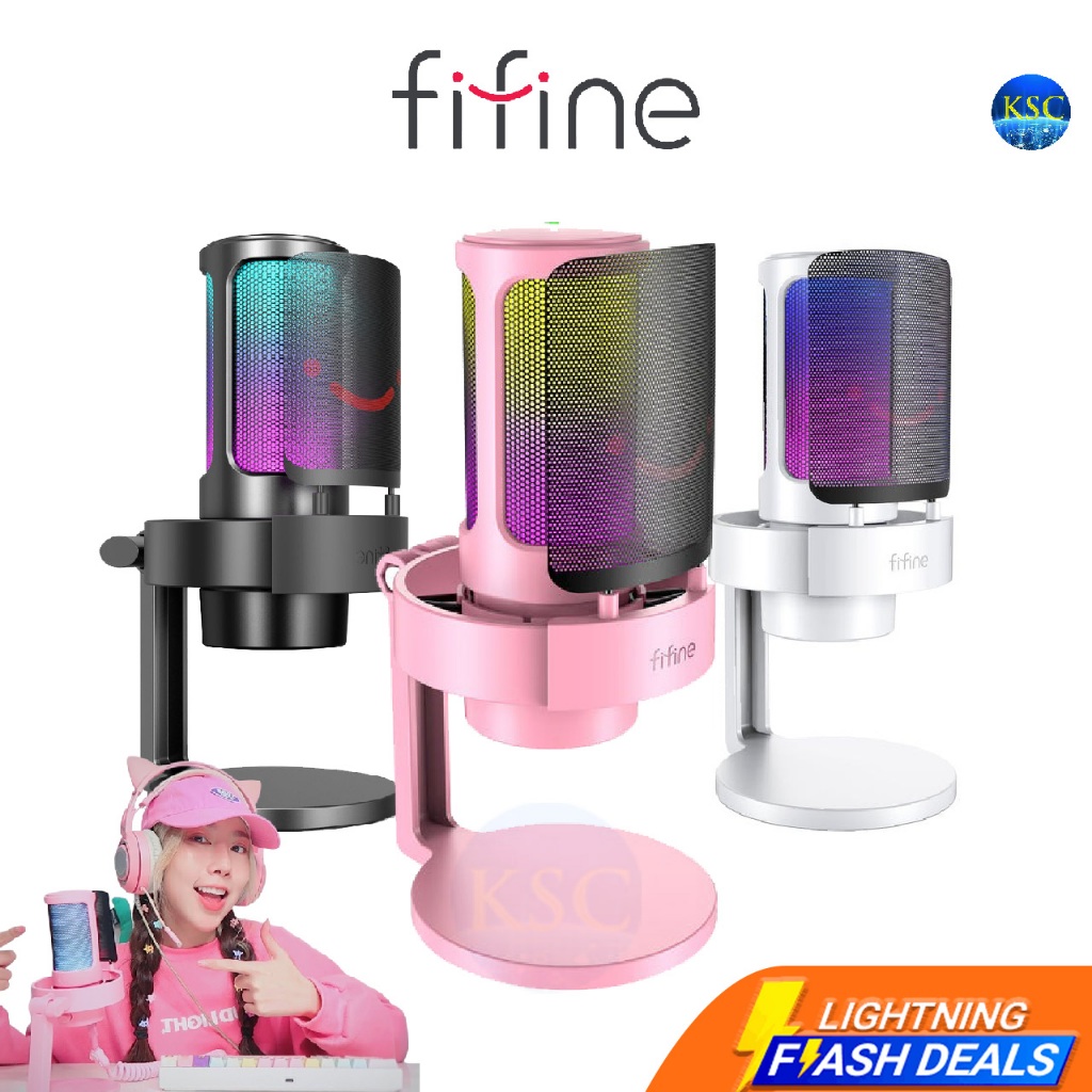 ส่งด่วน ศูนย์ไทย FIFINE A8/A6V USB CONDENSER MICROPHONE ไมค์คอนเดนเซอร์ ไมค์สตรีมเกม #hoko #onikuma