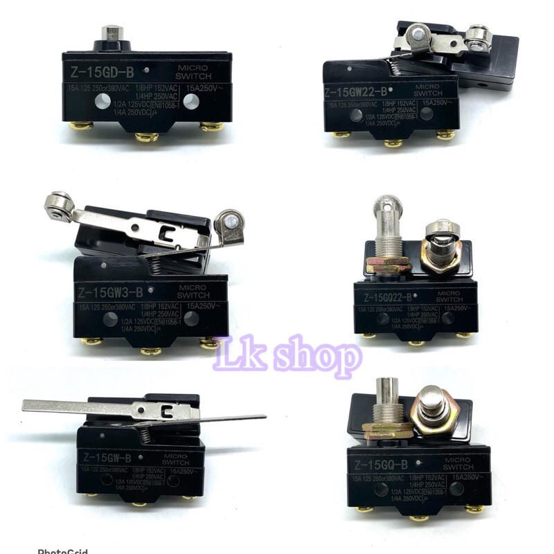 ลิมิต Z-15GD-B/ Z-15GW22-B/ Z-15GW3-B/ Z-15GQ22-B/ Z-15GQ-B/ Z-15GW-B/ Z-15GW24-B Limit switch