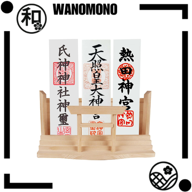 TAKOIKE, amulet stand with torii gate, stylish, Shinto altar, wall hanging, Shinto altar holder, mod