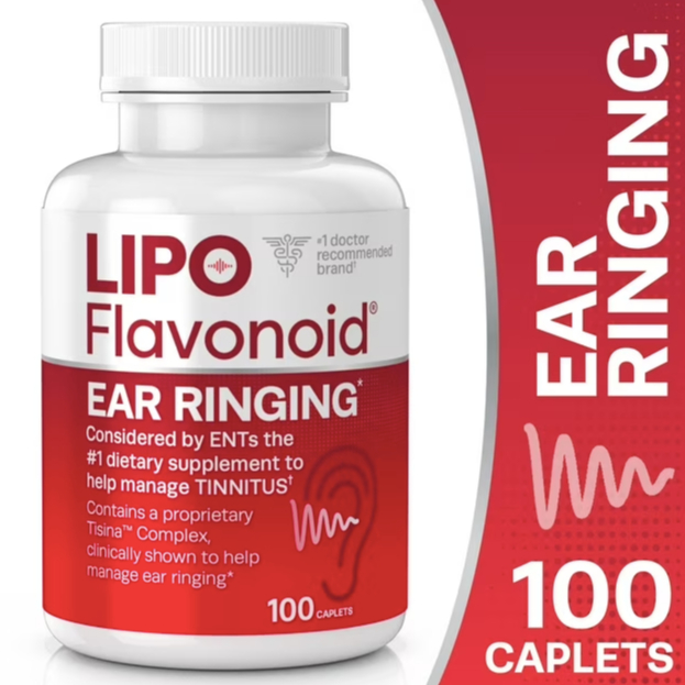 พร้อมส่ง Lipo Flavonoid อาหารเสริมบำรุงหู หูมีเสียง Earring จากประเทศสหรัฐอเมริกา