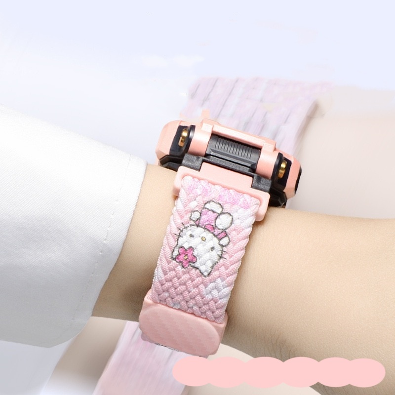 สายนาฬิกาสำหรับ imoo Z1 Z2 Z3 Z5 Z6 Z7 สายซิลิโคน ไอมู่ ไอโม่ สำหรับ Z1 Z2 Z3 Z5 Z6 สายการ์ตูนน่ารัก kulomiนาฬิกาimoo Z7 - รูปที่ 2