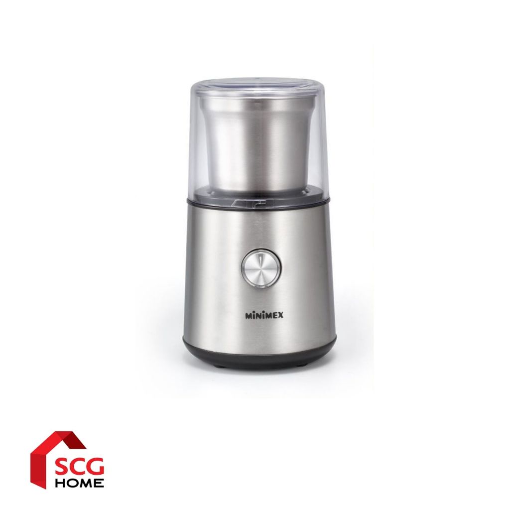 MiniMex เครื่องบดเมล็ดกาแฟ รุ่น MCG4 จุกาแฟ 85 กรัม ฝาครอบกันกระเด็น 2 ชั้น coffee grinder