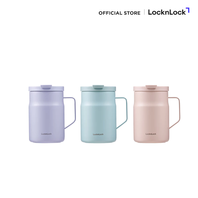 LocknLock แก้วน้ำเก็บอุณหภูมิ Metro Sealed Mug Tumbler ความจุ 475 มล. รุ่น LHC4263