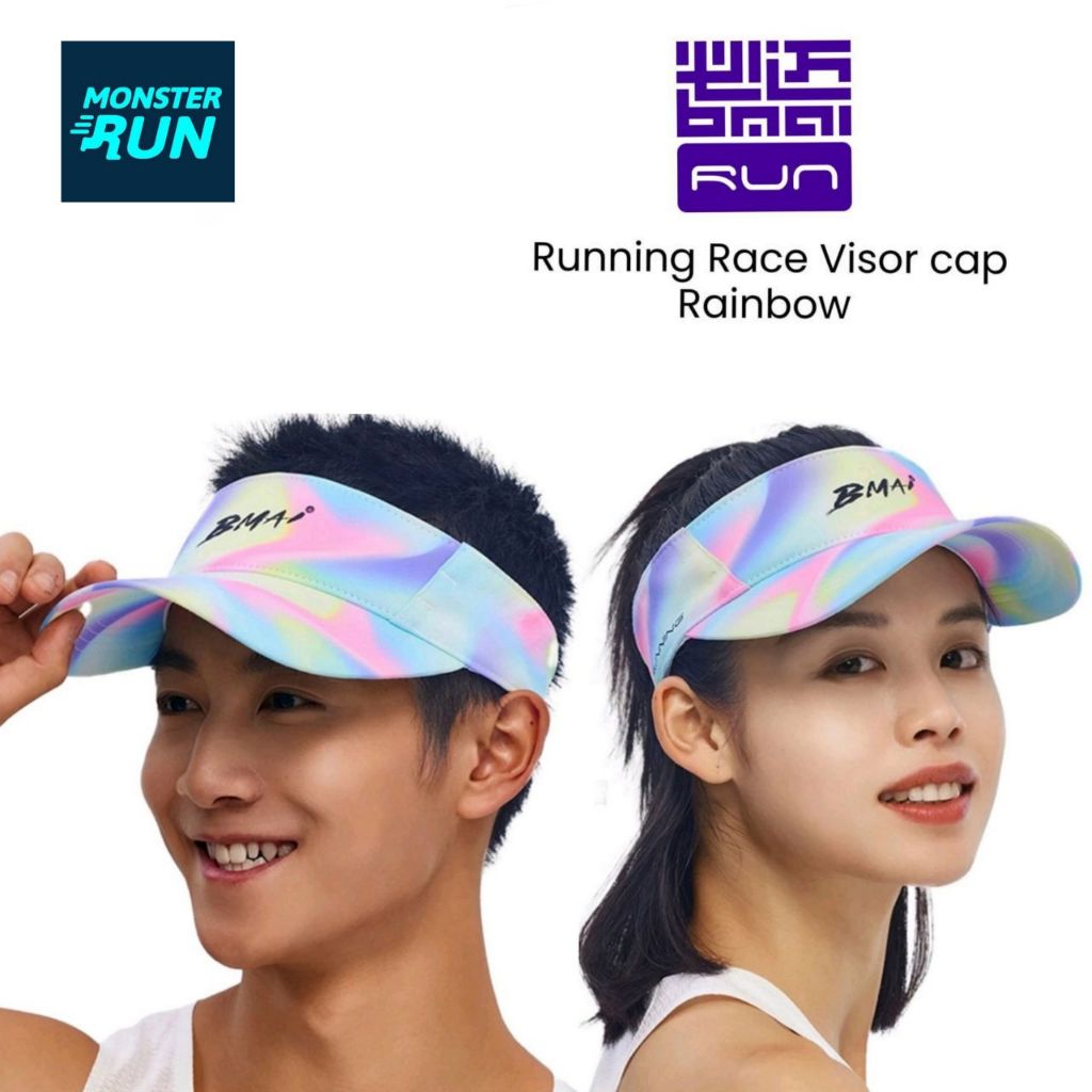 หมวกวิ่ง BMAI Running Race Visor cap Unisex