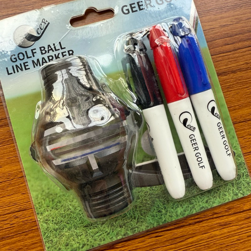 ที่ขีด ลูกกอล์ฟ ตีเส้นลูกกอล์ฟ บล็อกเต็มลูก พร้อม เมจิก ของใหม่✨ - รูปที่ 7