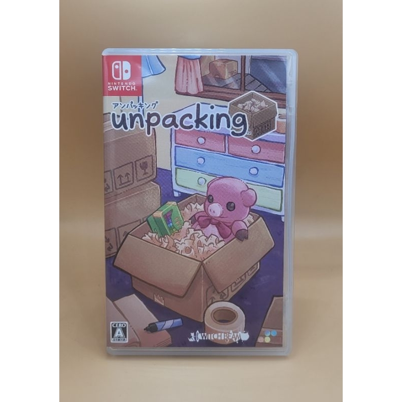 (มือสอง) มือ2 เกม Nintendo Switch : unpacking มีภาษาอังกฤษ สภาพดี #Nintendo Switch #game