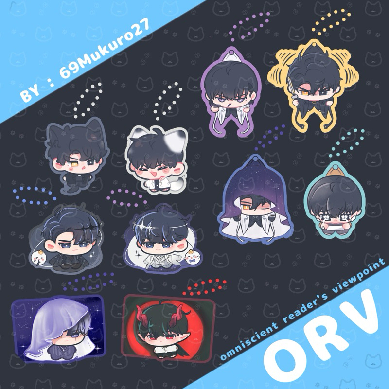 (พร้อมส่ง) พวงกุญแจ ORV จอนดกชี งานแฟนเมด