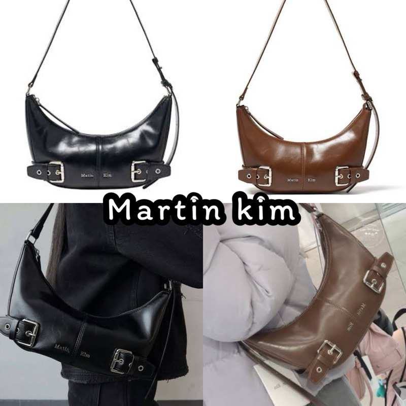 กระเป๋าสะพาย Martin kim หน้าเข็มขัด สไตล์ old money