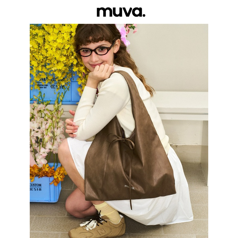 MUVA (โค้ดลด20%) folding bag preorder 7-14 วัน แท้100%จากชอป 💖แถมฟรีจี้พวงกุญแจ💖