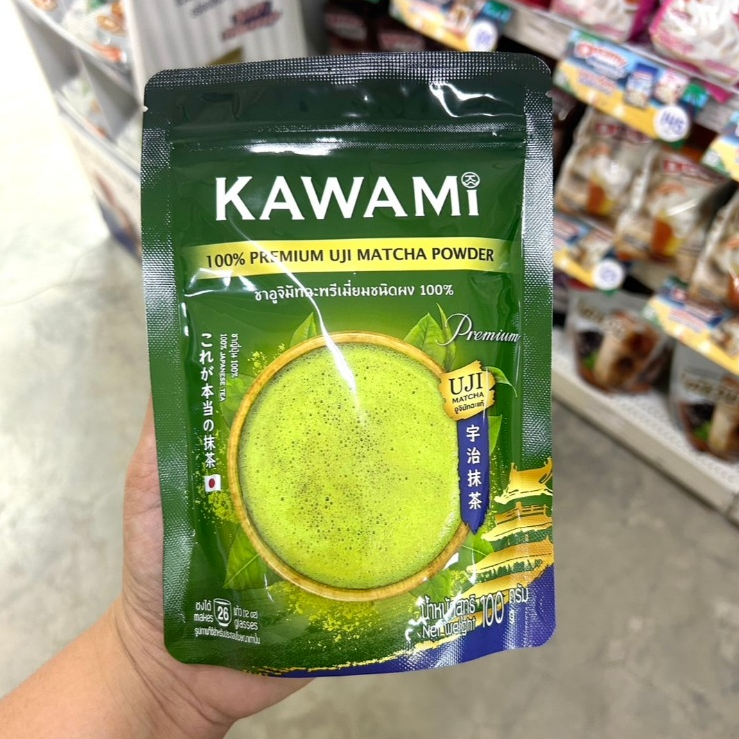 Kawami อูจิมัทฉะ พรีเมี่ยม 100% 100 g.