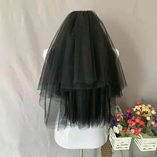 เวลเจ้าสาวเวลเจ้าสาวสีดำ ความยาว60-80CM
