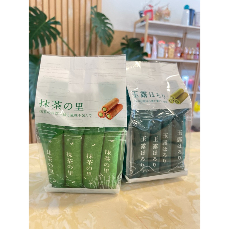 พร้อมส่ง Matcha cream roll Matcha no sato Yame Matcha Collon by Hoshino