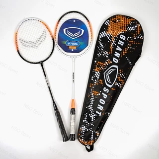 ไม้แบดมินตันแพ็คคู่ Grand Sport รุ่น Dragonic # 372214 แถมฟรี ลูกแบดพลาสติกเกรดA