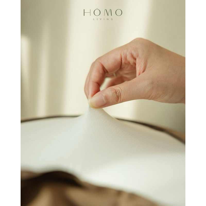 [เซตคุ้ม] SET Homoliving หมอนโดนัท Donut Pillow  Firm Support Ergonomic + ปลอกหมอนเพิ่ม 1 ใบ | หมอนสุขภาพ แน่น รองรับดี รูปที่ 4