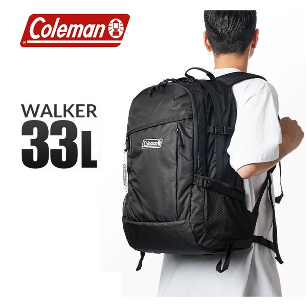 Coleman Walker hiking backpack 33L Black กระเป๋าเป้สะพายหลัง เป้เดินป่า