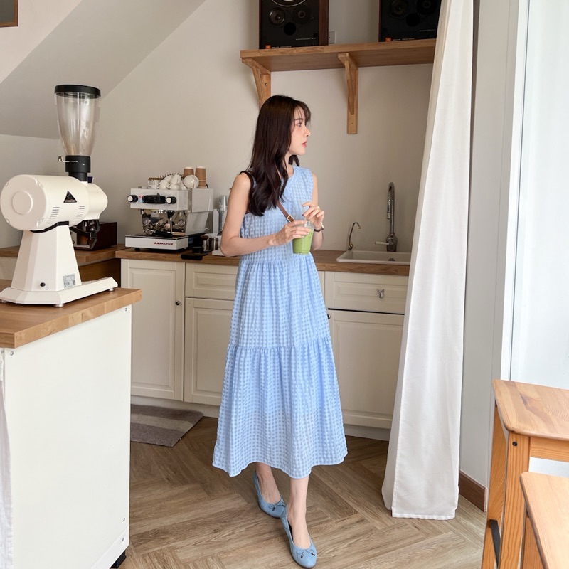 🌤Lady Gracie Dress - Miida🥨  🥞มากับผ้าลายสก็อตฟูสีสดใสน่ารักมากกกก🧈