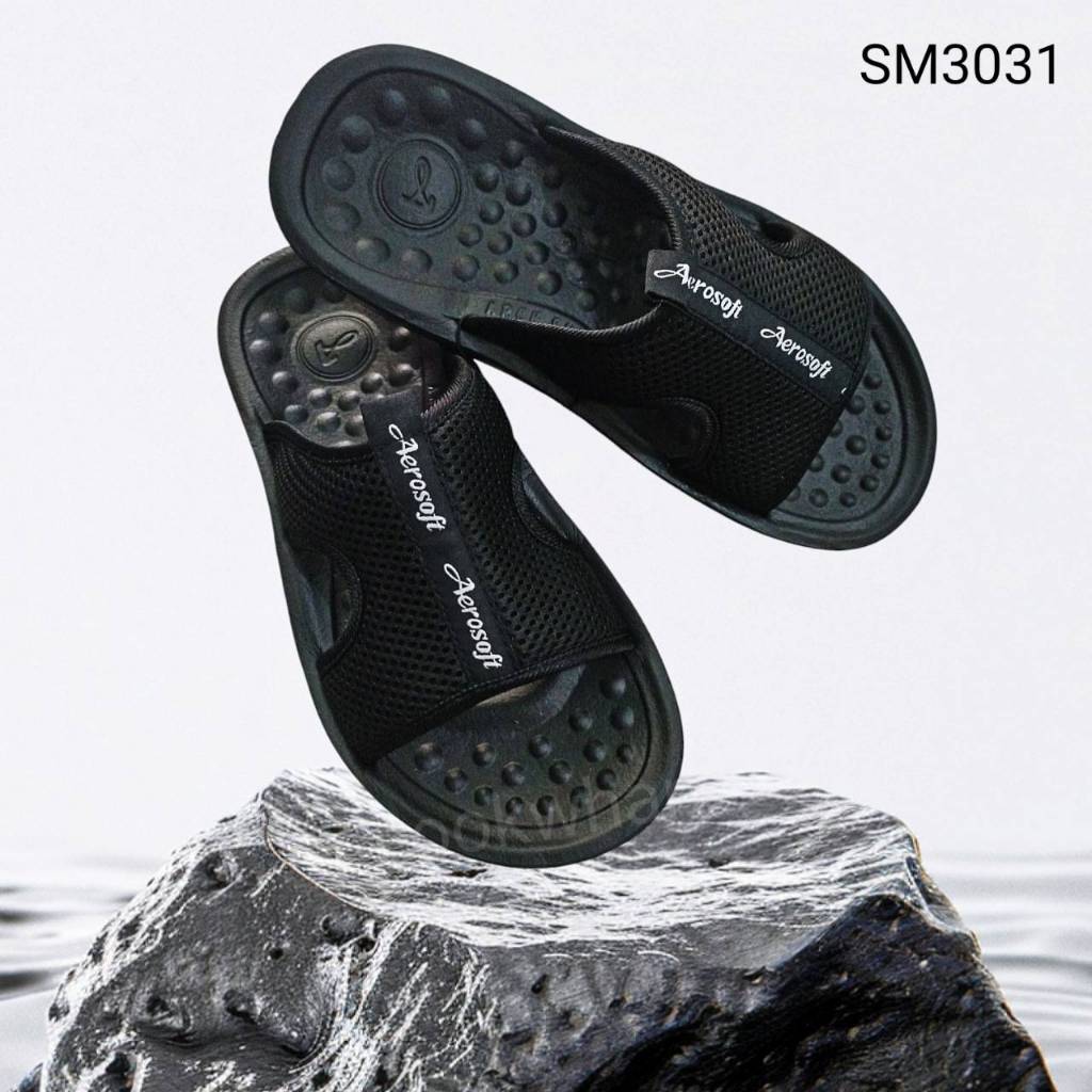 รองเท้า รุ่น SM3031 แบบสวมเพื่อสุขภาพ รองเท้าแตะสวม Aerosoft (แอโร่ซอฟ) สบายเท้า