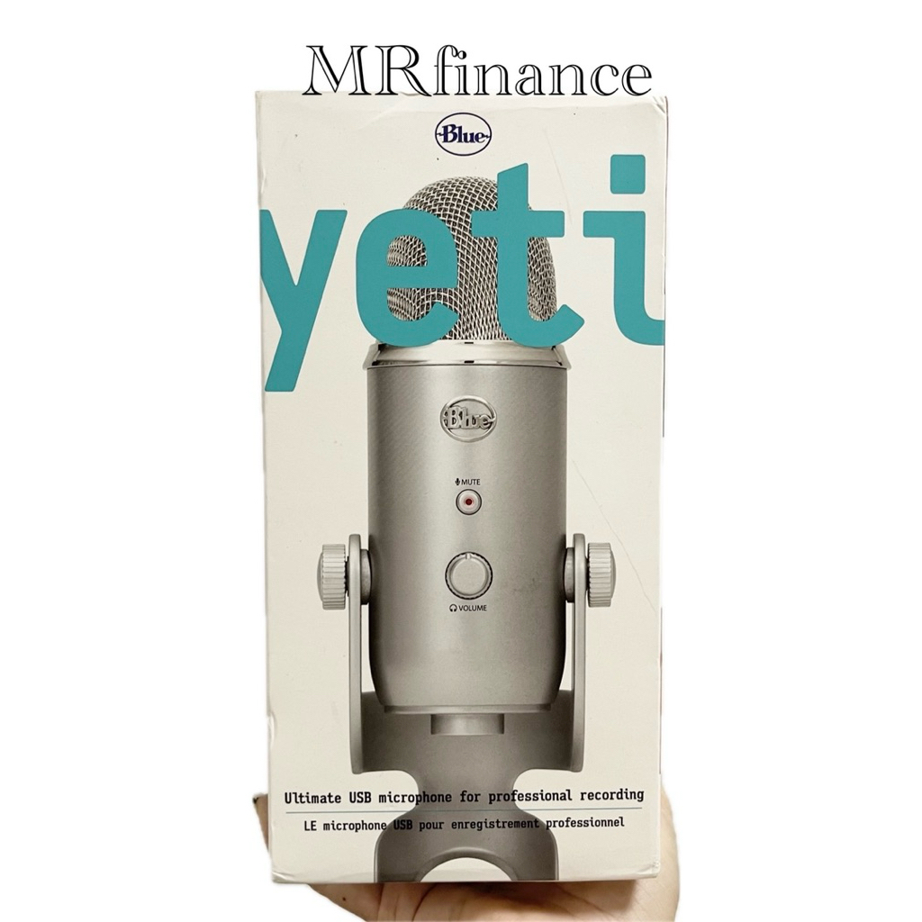 ไมโครโฟน Blue Yeti สี Platinum ของใหม่ ของแท่