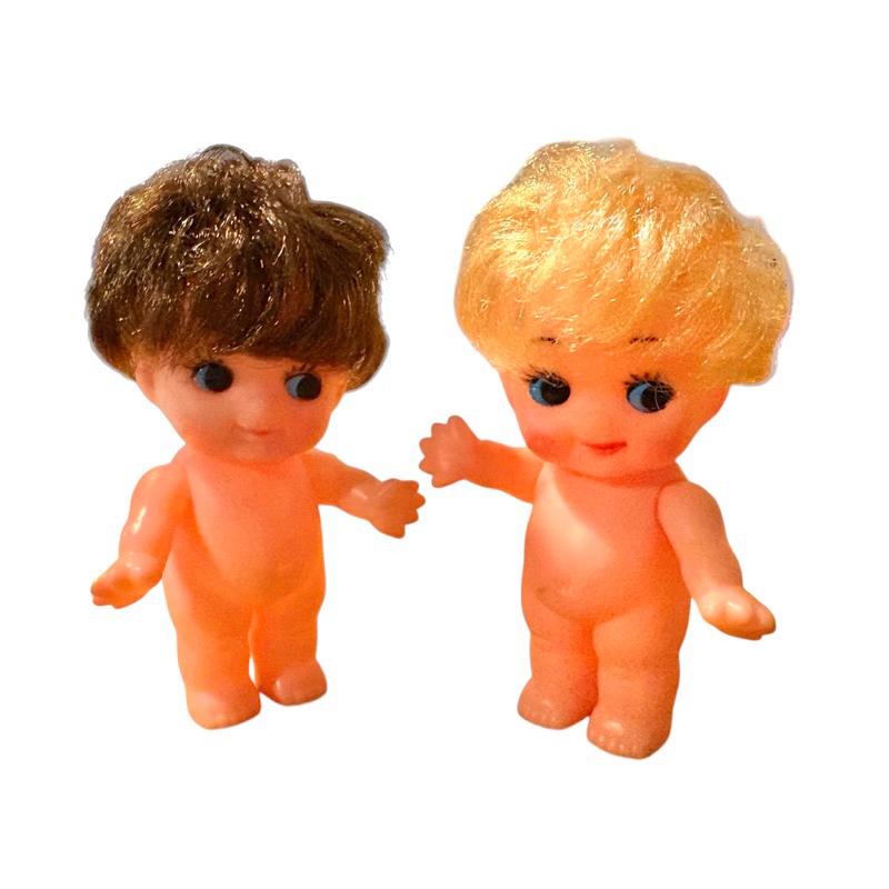 Vintage Kewpie Doll Hair Set of 2 Japan