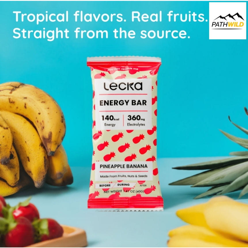 LECKA ENERGY BAR ผลไม้อัดแท่งผสมธัญพืช บาร์ให้พลังงานสูง เหมาะสำหรับ วิ่งเทรล เดินป่า ขนาด40g - รูปที่ 3